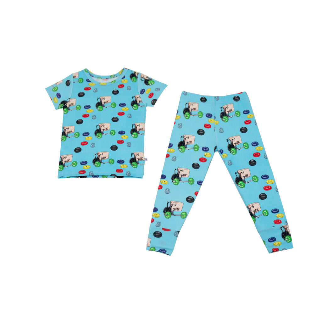 ecosoft buttery soft unisex bamboo baby wod 2 piece pajama set